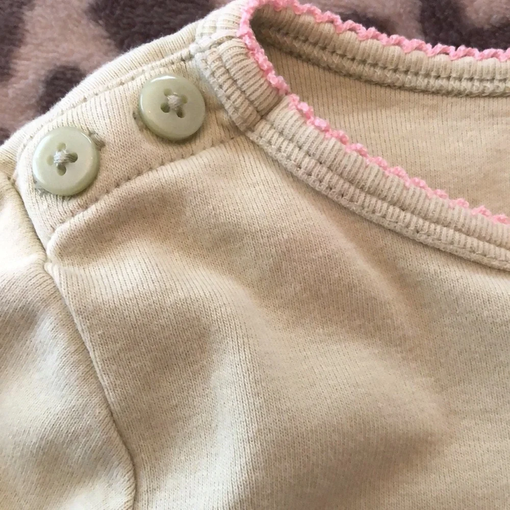 2008 Gymboree Light Green Cat Graphic Long Sleeve Top Size 2T